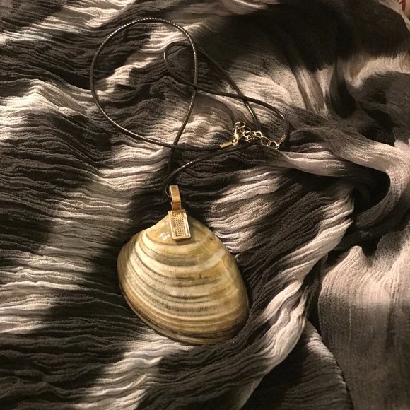 Seashell Boho rare Unique Vintage Rare One of a Kind Handmade Necklace - Picture 4 of 16